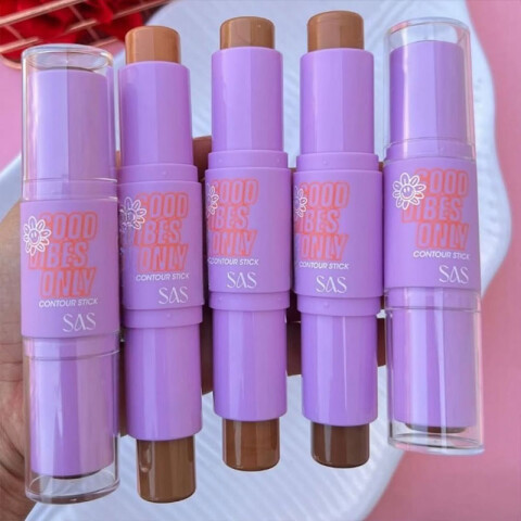 SAS Contorno en barra doble punta doble color 6 tonos Sas Contorno En Barra Doble Punta Doble Color 6 Tonos