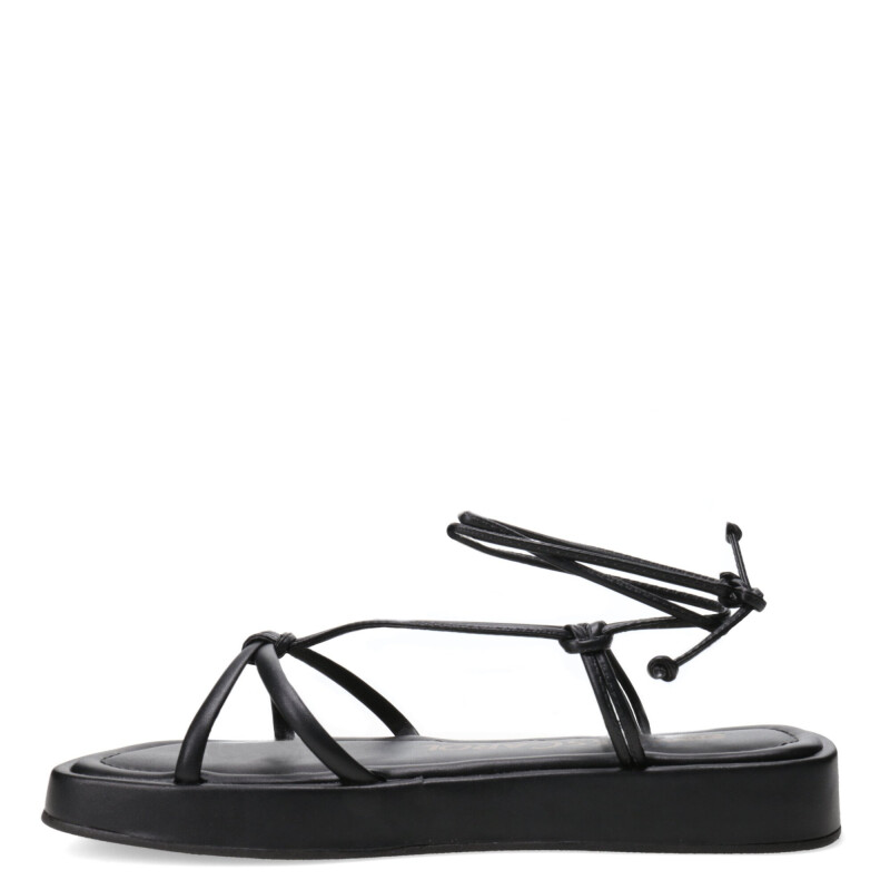 Sandalias de Mujer Miss Carol SINF con tiras para atar Negro