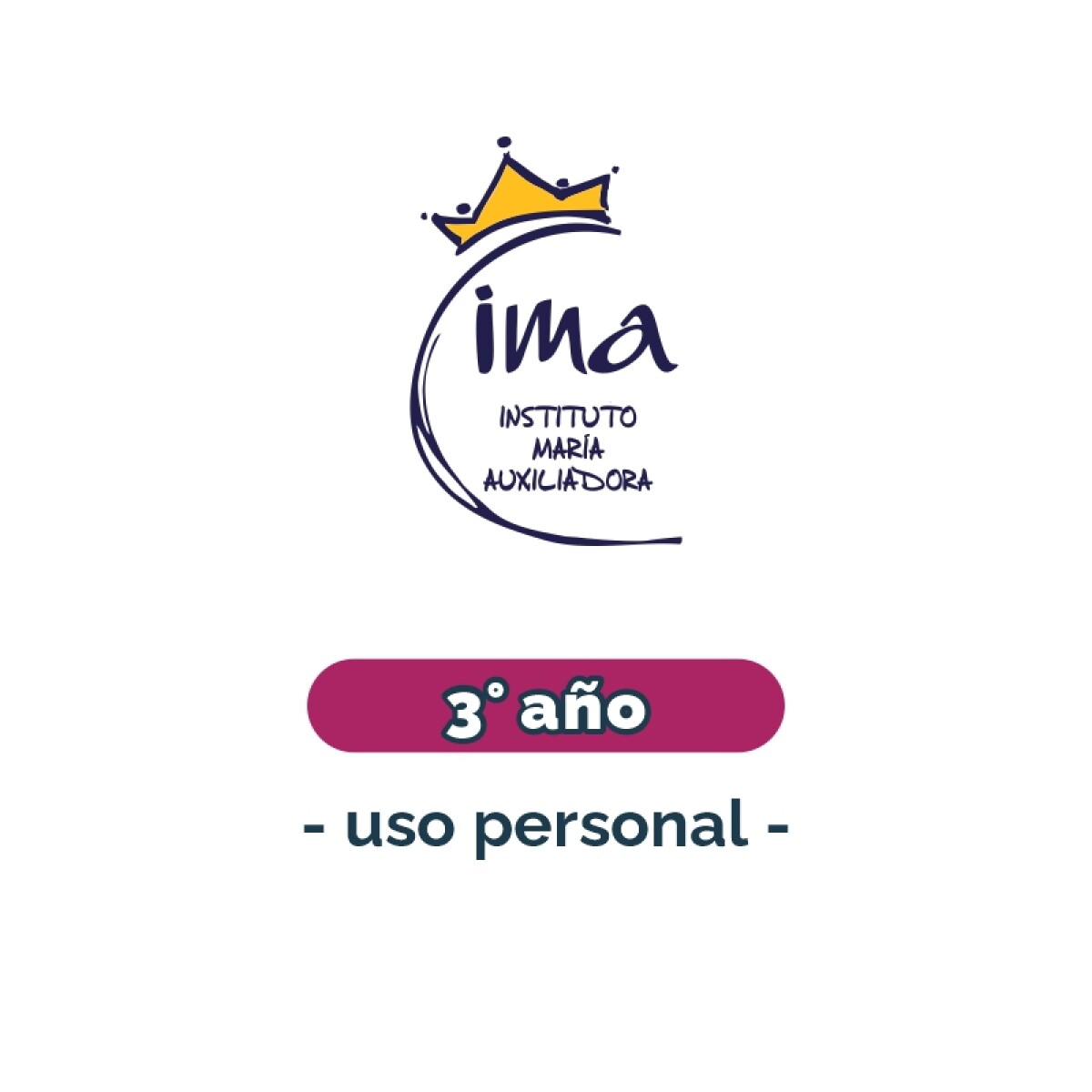 Lista de materiales - Primaria 3° - Uso personal IMA 