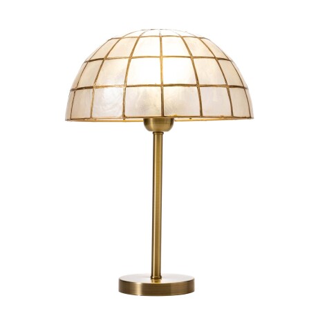 LAMPARA DE MESA CAPIZ NATURAL-BEIGE GFRE