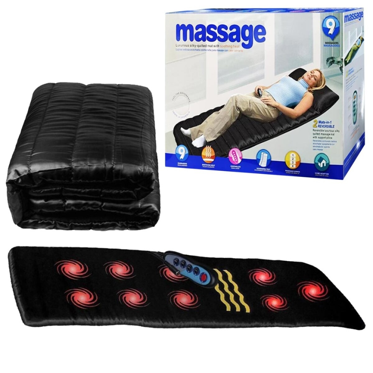 Masajeador Colchón Corporal Mats - MASAJEADOR COLCHON ASIENTO MATS 7737 