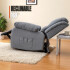 Sofá Sillón Poltrona Reclinable Masajeador Electrico Color Tela Gris Sofá Sillón Poltrona Reclinable Masajeador Electrico Color Tela Gris