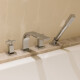 GRIFERIA GRIFO BAÑERA HIDROMASAJE DUCHA MANUAL CROMO LINEA CROMO