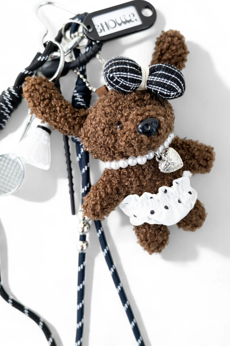CHARM LLAVERO Negro