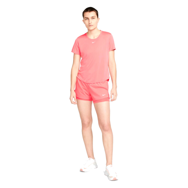 Remera Nike Training ONE DF SS STD de Mujer - DD0638-894 Coral