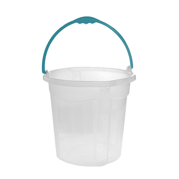 BALDE PLASTICO 14 LTS. TRANSPARENTE