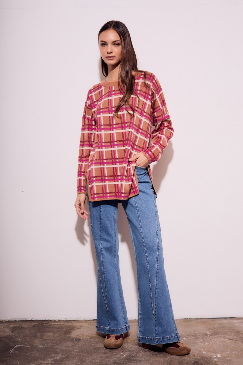 Sweater Intarsia Mocha