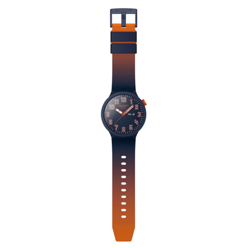Reloj Swatch SB01S700 Essentially Confident de Silicona Azul