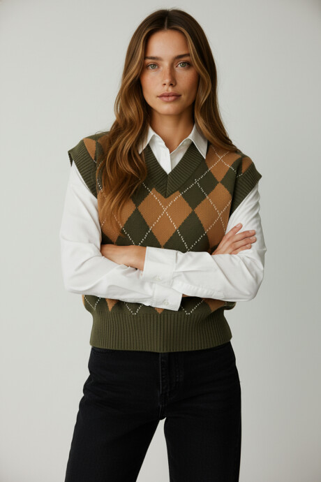 Chaleco Omani Estampado 1