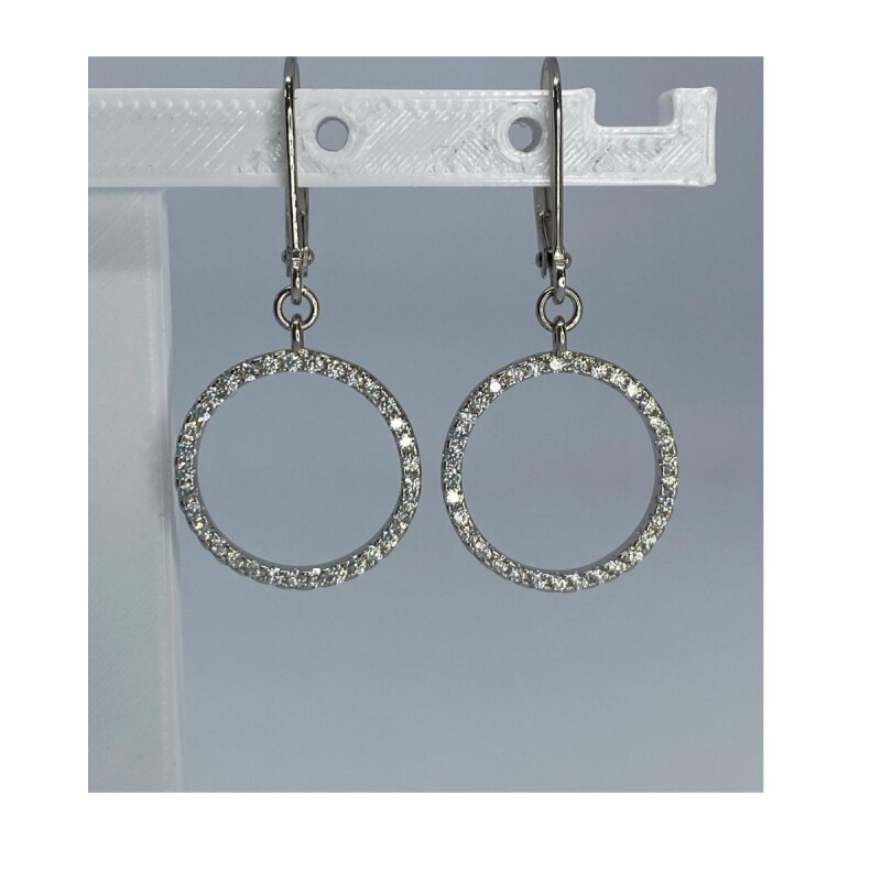 CARAVANA DE PLATA CIRCULO CON CIRCONIAS L2dslf-01647-c-x3