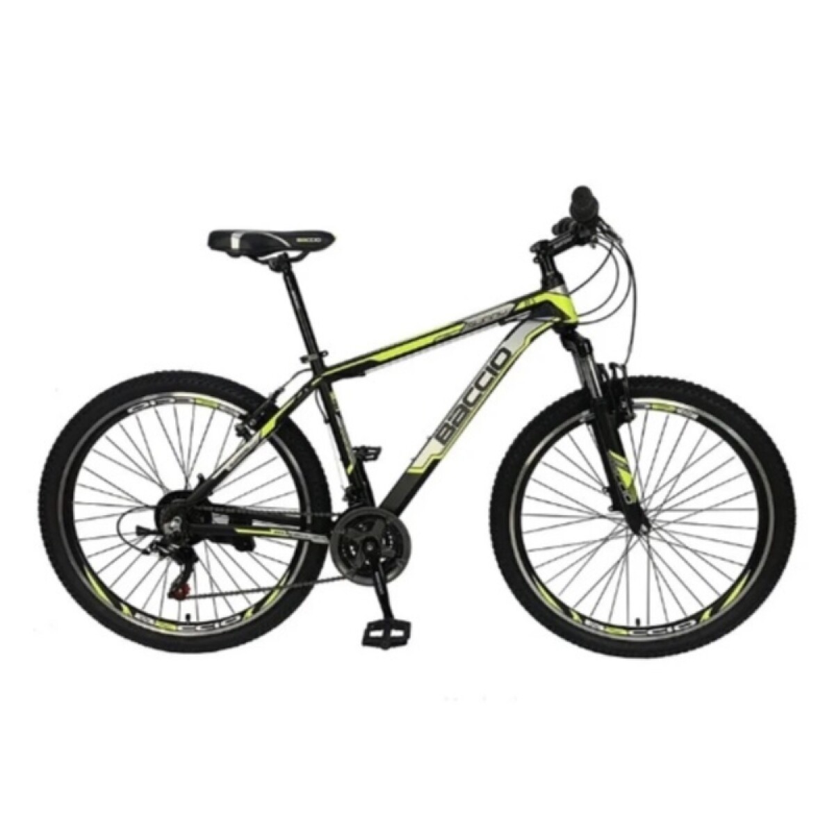 Bicicleta Baccio R.27.5 Hombre Mtb Sunny Aluminio - Negro/amarillo. 