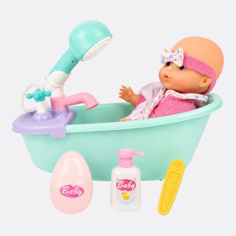 Juego Bebé Con Bañera Y Accesorios Juego Bebé Con Bañera Y Accesorios