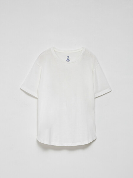 Remera manga corta Blanco