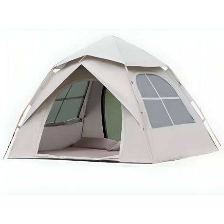 Carpa automática Shelter para 3 personas Beige