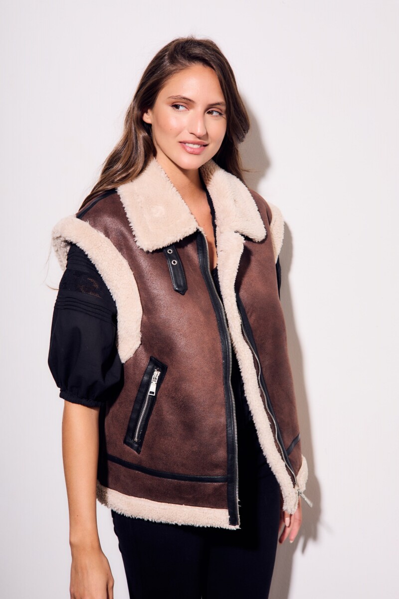 Chaleco Gamulan Marron