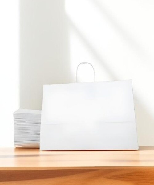 Pack x 200 - bolsa lisa 43x12x32 cm. BLANCO