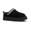 Zapato Country Cuero Mujer Negro