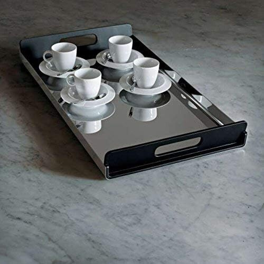 ALESSI VASSILY BANDEJA RECT. C/ MANGOS NEGRA 45CM ALESSI VASSILY BANDEJA RECT. C/ MANGOS NEGRA 45CM