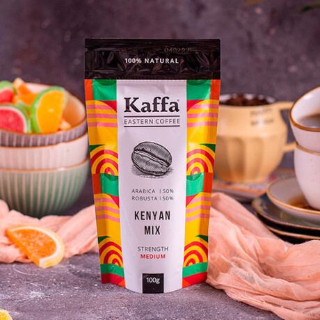 Café Kaffa Kenyan Mix Medium 100GR Molido Medio 001
