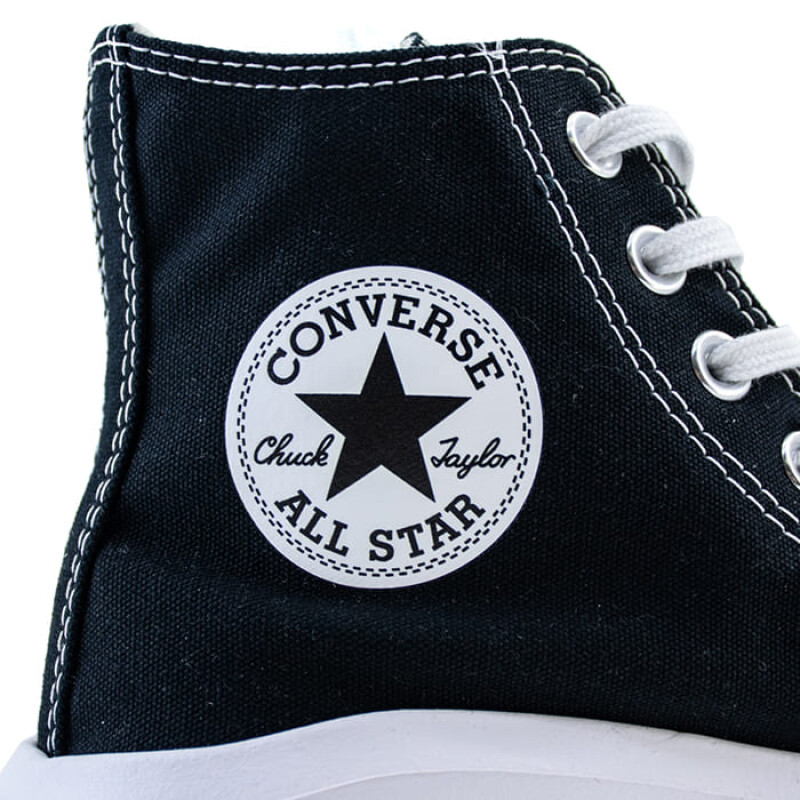 Championes Converse Chuck Taylor Move Hi de Mujer - 571758C Negro-blanco