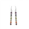 Caravanas Chakras-Plata 925-Con Piedras-CA4046 conpiedra