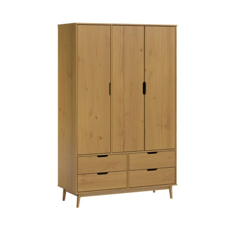 Ropero 3 Puertas 4 Cajones Li­nea Niordica Roble