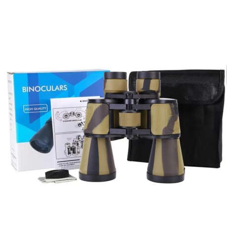 Binoculares camuflados gran angular 20X50 Caqui