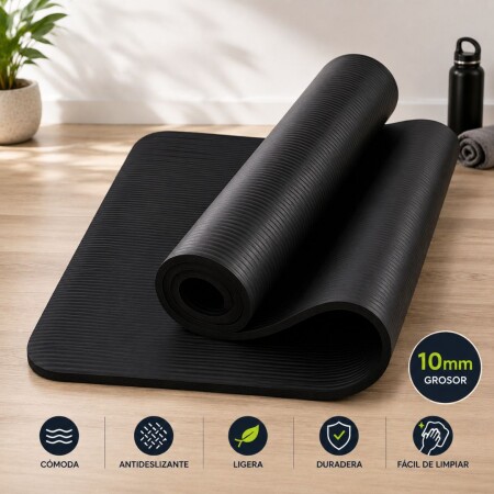 Colchoneta Mat de entrenamiento para yoga y pilates 10 mm Colchoneta Mat de entrenamiento para yoga y pilates 10 mm