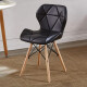 Set X2 Silla Victoria Eames acolchonada NEGRO