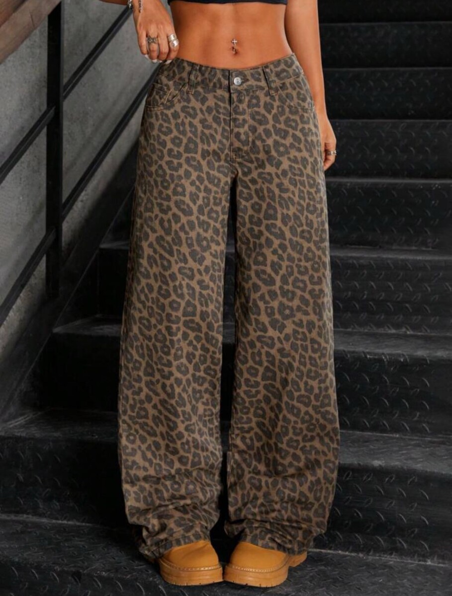 Jean estampado LEOPARDO 