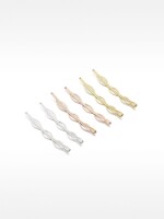 Set De Horquillas Metalizadas bicolor