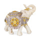 ELEFANTE DE POLIRESINA 14X14CM - GP103 Gp103/c Blanco