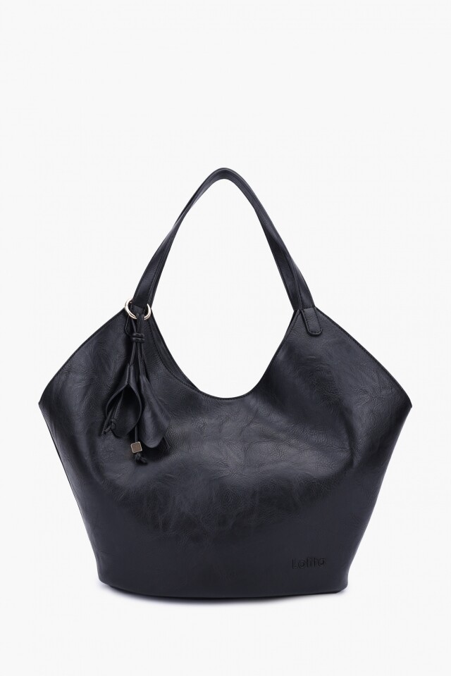 Cartera tote hobo negro