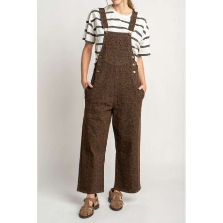 Enterito Animal Print Marron