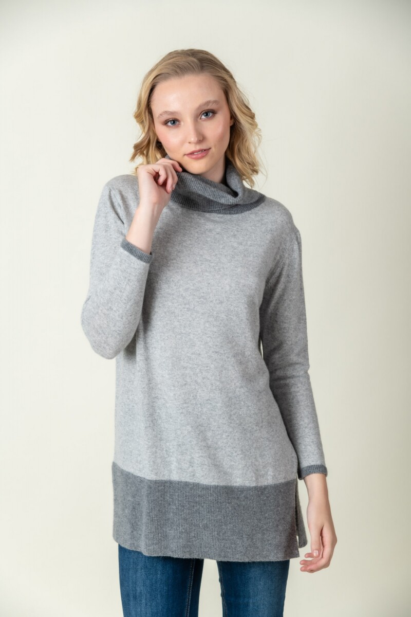 Sweater cashmere - Gris 