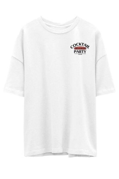 Polera Party Oversize Bright White