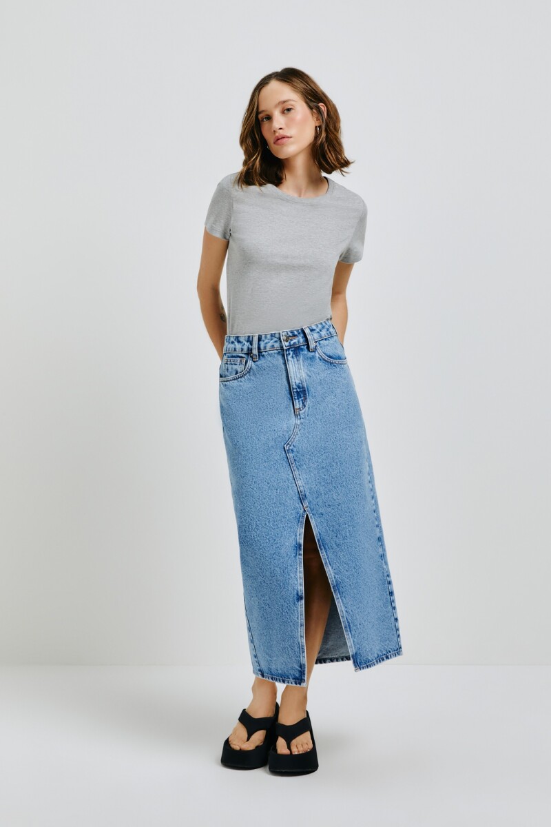 BLUSA MM FEM - CINZA MESCLA 