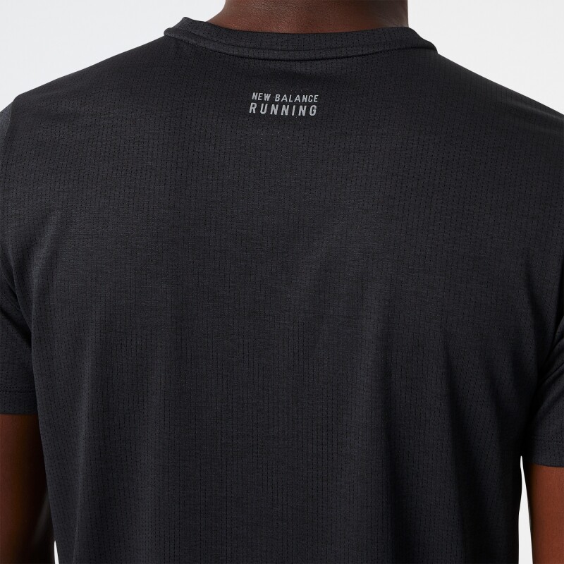 Camiseta Impact Run Sleeve de Hombre Negro