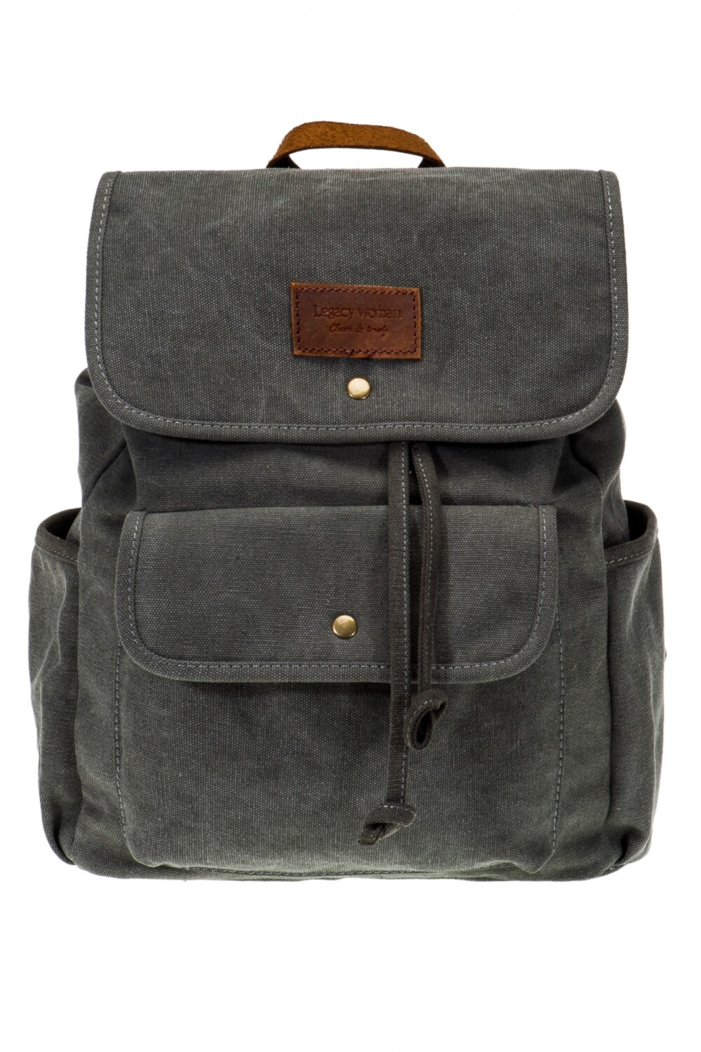 Mochila en canvas Verde