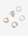 Sets Anillos Metal Set De Anillos - Dorado