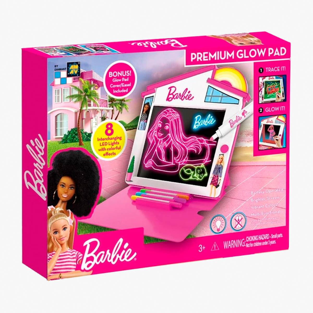 Barbie Pizarra Mágica Premium C/Estuche y Luces 