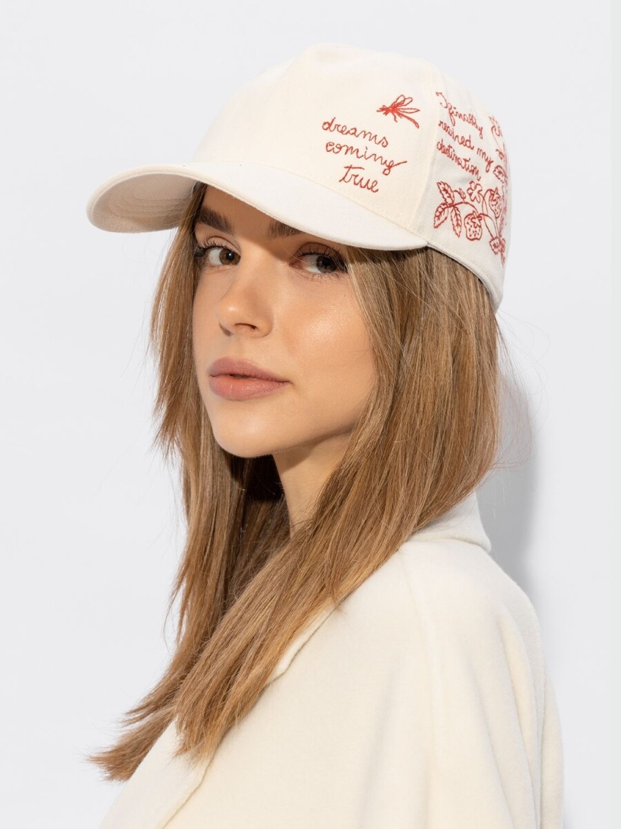 Golden Goose-Gorro con visera, Journey - Natural 