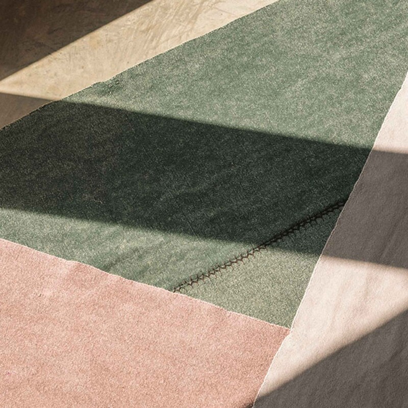 Alfombra Stonewashed Verde