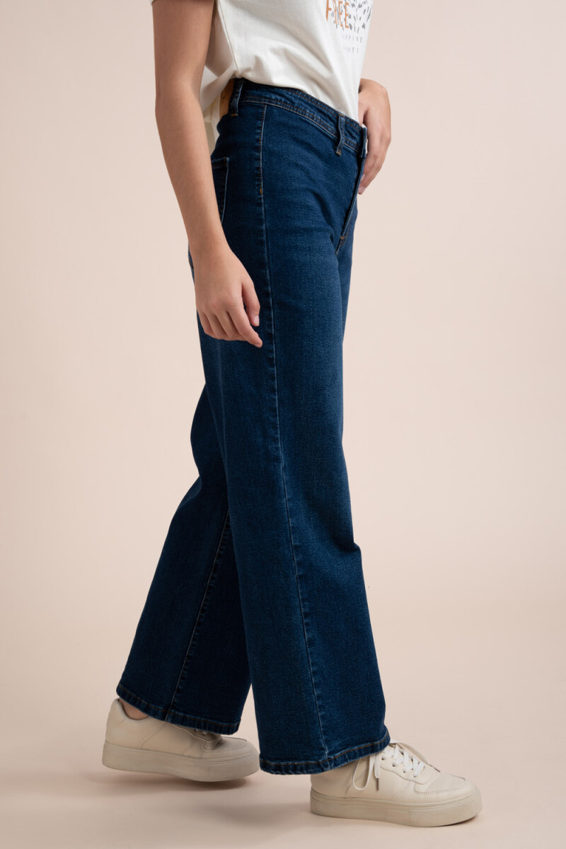 Pantalón ancho Azul