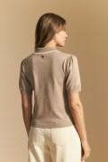 TOP GREGORIA Beige Oscuro