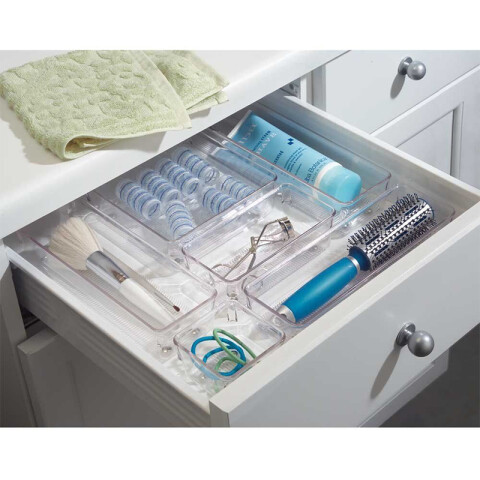 Organizador transparente p/ cajones 7.5 x 23 x 5cm TV1204