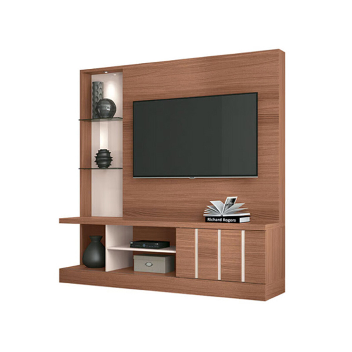Rack Eleve 180cm - Nature/off white 