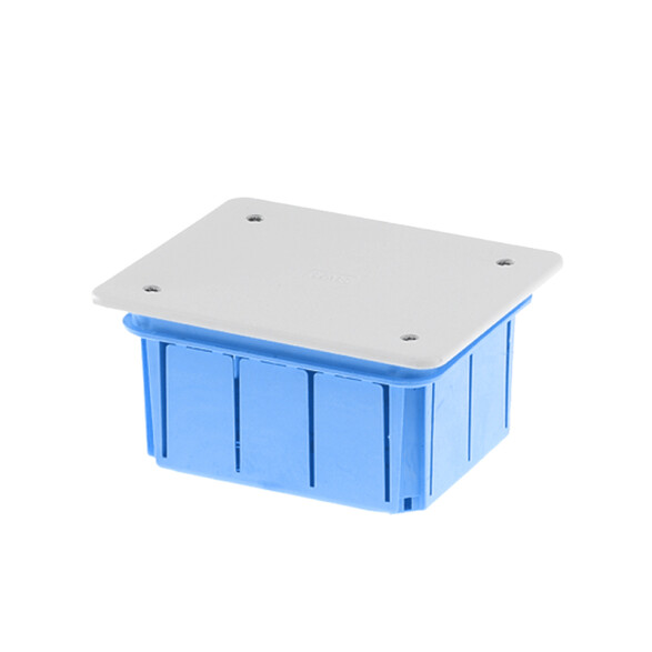 Caja plástica de embutir con tapa, 118x96x70mm GR1010