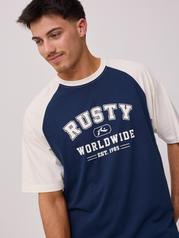 T-SHIRT ERNEUS RUSTY Navy