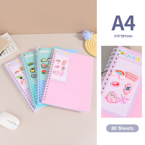 Cuaderno + 6 Pins - A4 - 80 Hojas A Rayas Cuaderno + 6 Pins - A4 - 80 Hojas A Rayas
